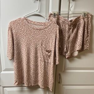 Target Stars Above Leopard Print Loungewear Set, M & L, NWOT
